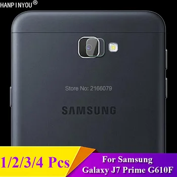 1/2/3/4 יח/הרבה עבור Samsung Galaxy J-7 ראש G610F עדשת מצלמה אחורית מגן כיסוי מגן רך מזג זכוכית סרט השומר