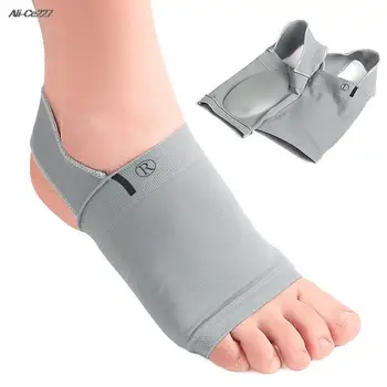 1Pair תמיכה לקשת שרוולים פרונציה דורבנות העקב הרצועה לטיפול בכפות רגליים שטוחות להקל על כאב שרוול גרביים Orthotic רפידות-פד.