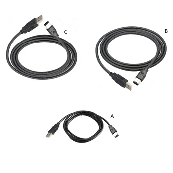 1PC באיכות גבוהה Firewire IEEE 1394 6 פינים זכר USB 2.0 זכר מתאם ממיר כבלים עבור מצלמות דיגיטליות ומדפסות