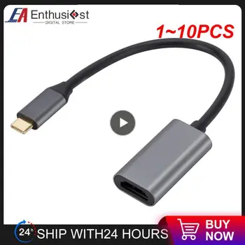 1~10PCS C ל-HDMI תואם-כבל מתאם USB 3.1 Type C 4K TV Converter עבור מקרן, מחשב נייד MacBook חבר 30
