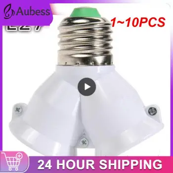 1~10PCS אור LED בסיס מנורת הנורה שקע בעל מפצל מתאם מנורה מחזיק שקע הנורה בעל חיים לחדר השינה ליד המיטה