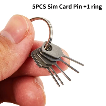 5pcs/Set כרטיס ה SIM-הוצא פין מפתח כלי מחט כרטיס ה SIM-מגש בעל הוצא פין עבור טלפון נייד מפתח כלי כרטיס Pin מחט