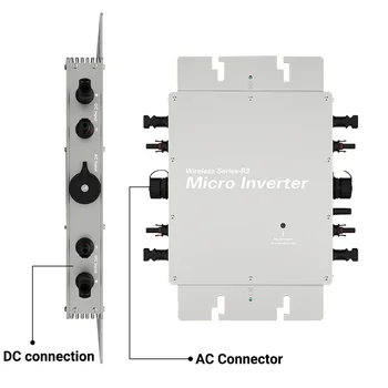 Microinverter 2000W 2400W 2800W עמיד למים Solar Inverter-12 שנים יצרן IP68 מיקרו מהפך כוח