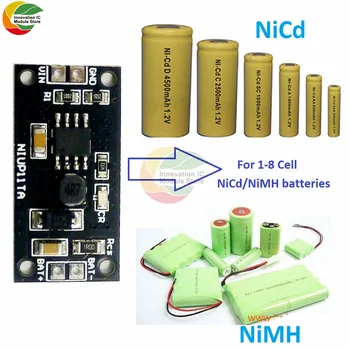 NiMH NiCd סוללה מטען 1-8 Core 1.2 V 2.4 3.6 V V 4.8 V-6V 7.2 V 8.4 9.6 V V NiMH NiCd סוללה מיוחד מטען טעינה מודול לוח