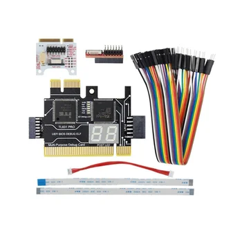 TL631 Pro LPC-DEBUG אבחון כרטיס+כרטיס הרחבה PCI PCI-E Mini PCI-E לוח האם תכליתי