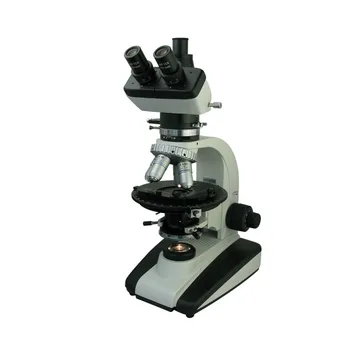 Trinocular שידור קיטוב מיקרוסקופ 40 X-630X שימוש קריסטלים/ אבנים/ מינרלים/ חומרים עם Birefringence