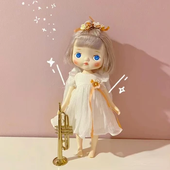 בלעדי HOLALA מלאך שני שנה החלום בובה שמלה לבנה בחורה מקסימה דמות פנטסטית DIY בובות אוספי אמנות צעצוע