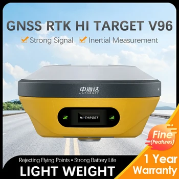 גיאודטית מדידות מכשיר 660 ערוצים במהירות קבועה היי-המטרה V96 להציג Gnss מקלט ה GPS-Rtk בסיס רובר