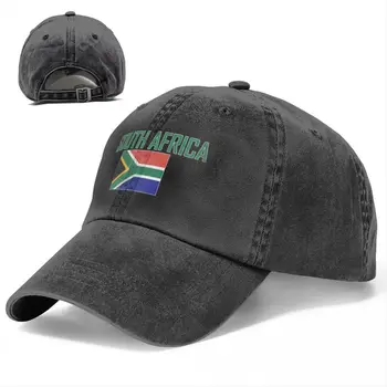 דגל דרום אפריקה, כובעי בייסבול יוניסקס רך Casquette כובע אופנה ג ' ינס כובע משובח מתכוונן אבא הכובע