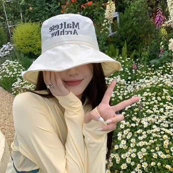 הגירסה הקוריאנית ייבוש מהיר דלי כובע נשים קיץ הגנה מפני השמש דייג כובעי נשים חיצוני הגנת UV סאן קאפ Gorras