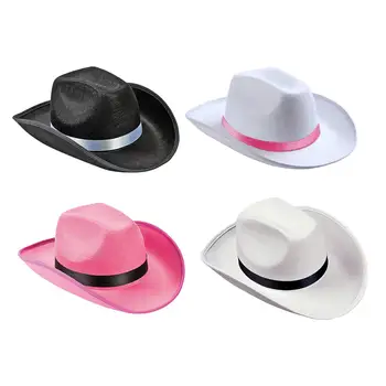 המערבי כובע בוקרים הכובעים לנשימה רחב שוליים דקורטיביים בוקרת כובעים רווקות גברים נשים שושבינה בנות ליל כל הקדושים