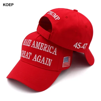 חדש דונלד טראמפ 2024 אדום, כובעי בייסבול גודל גדול מגע Snapback הנשיא כובע רקמה הסיטוניים זרוק משלוח כובעים