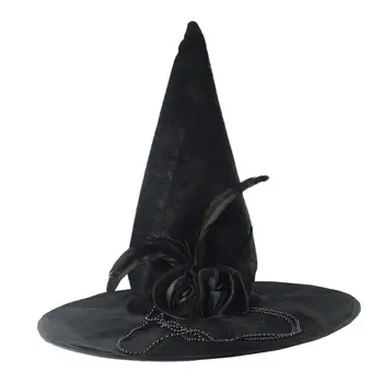 ליל כל הקדושים מכשפה כובע תחפושות, אביזרים עבור פסטיבלים קרנבלים המסכות