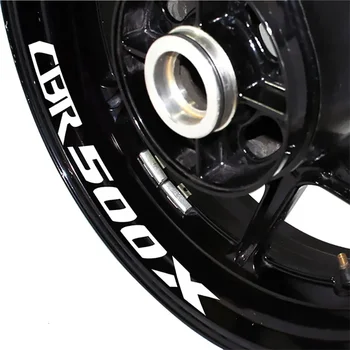 מדבקת לוגו הונדה CBR500X cbr 500x אופנוע גלגל בדגם חישוק גלגל רעיוני עמיד למים מותאם אישית מדבקה דקורטיבית