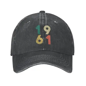 מותאם אישית גפן נולד ב-1961 משובח מתנת יום הולדת כובע בייסבול ספורט נשים גברים מתכוונן אבא כובע קיץ