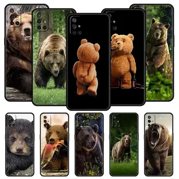 מצחיק פשוט להירגע דוב חום הטלפון Case For OnePlus 10 9 Pro 9T 10R 9R 9RT 8T 8 7 6 7T Nord 2T 2 לסה 