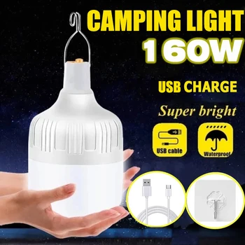 נייד LED אור קמפינג נטענת USB פנס 3 מצבי תאורה הנורה עבור קמפינג תחת כיפת השמיים דיג חירום אוהל הפקחים.
