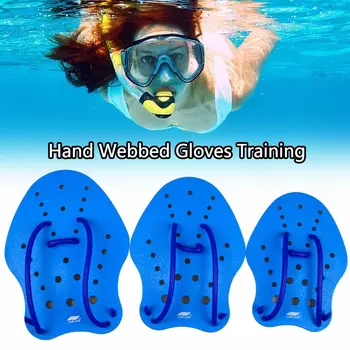 נייד פריסטייל ספורט מים שחייה משוטי ידיים סנפיר סנפיר שחייה כפות צלילה כפפות יד מחוברות כפפות אימון