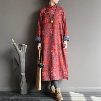 סינית מסורתית בגדי נשים בתוספת גודל מודרני סיני Cheongsam צ ' יפאו מזרחי שמלה מסורתית אסיה להתלבש FF2530