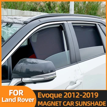 עבור לנד רובר Evoque 2012-2019 רכב מגנטי שמשיה הקדמית השמשה האחורית מסגרת וילון צד, חלון שמש לצל.